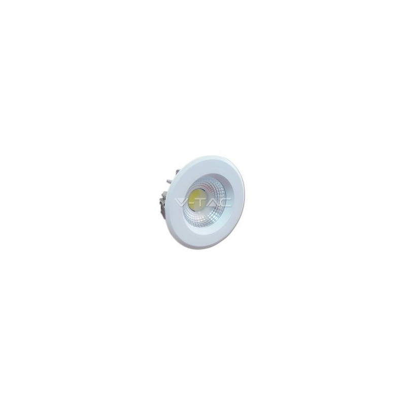 LED Einbaustrahler - 10W, COB Chip, Reflektor, weiß Körper, weiß - 1