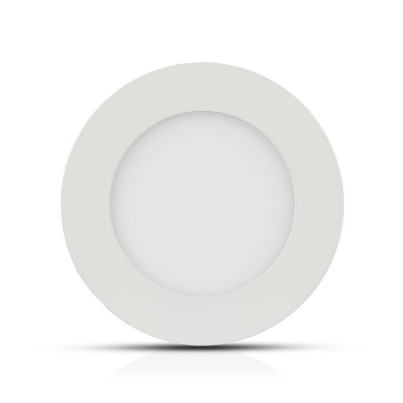 LED premium panel - 6W, Samsung chip, round, warm white light