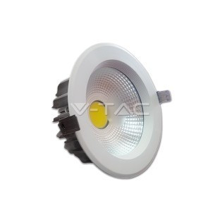 LED Einbaustrahler - 18W, COB Chip, Reflektor, weiß Körper, weiß - 1