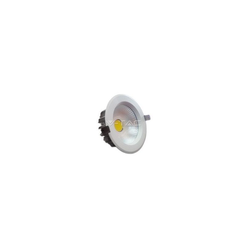 LED Einbaustrahler - 18W, COB Chip, Reflektor, weiß Körper, weiß - 1