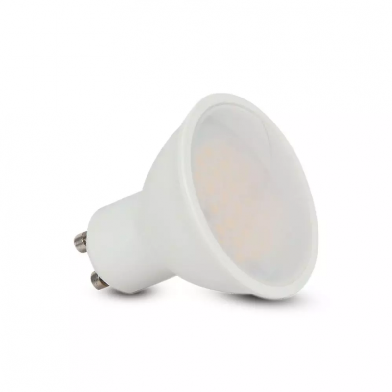 LED Крушка V-TAC  - 5W, GU10, Samsung чип, 110°, топло бяла светлина, VT-205