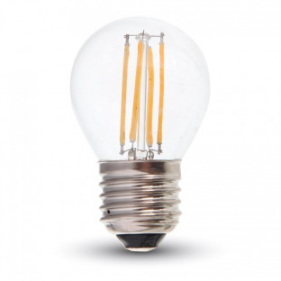 LED Glühlampe - E27, 4W, G45, neutralweiß - 1