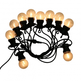 LED string light V-TAC - 5m, 10 bulbs filament, warm white light, VT-71510