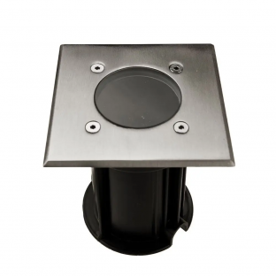 Under Ground Fitting - GU10, IP65, Nickel, Square