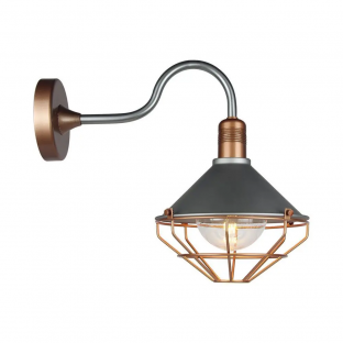 Wall lamp V-TAC - E27, IP65, Ø250, rose gold, VT-720R