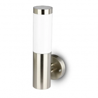 Wall light V-TAC - E27, IP44, stainless, VT-833