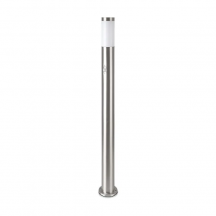 LED garden lamp V-TAC - E27,110cm, PIR sensor, IP44, stainless steal, satin nickel, VT-838-SE110