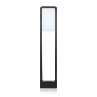 LED bollard lamp V-TAC - 10W, IP65, Samsung chip, black, warm white light, VT-33-B