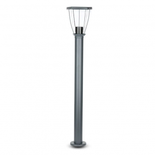 Bollard lamp V-TAC - E27, 80cm, IP44, black, VT-839