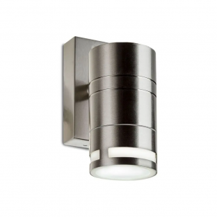Wall Glass Fitting - GU10, IP44, Nickel, One direction