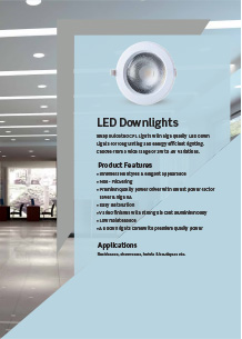 LED down lights