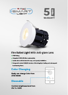 LED fire rated lights