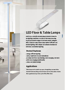 LED table lights