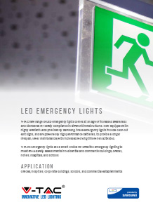 Samsung LED exit lights